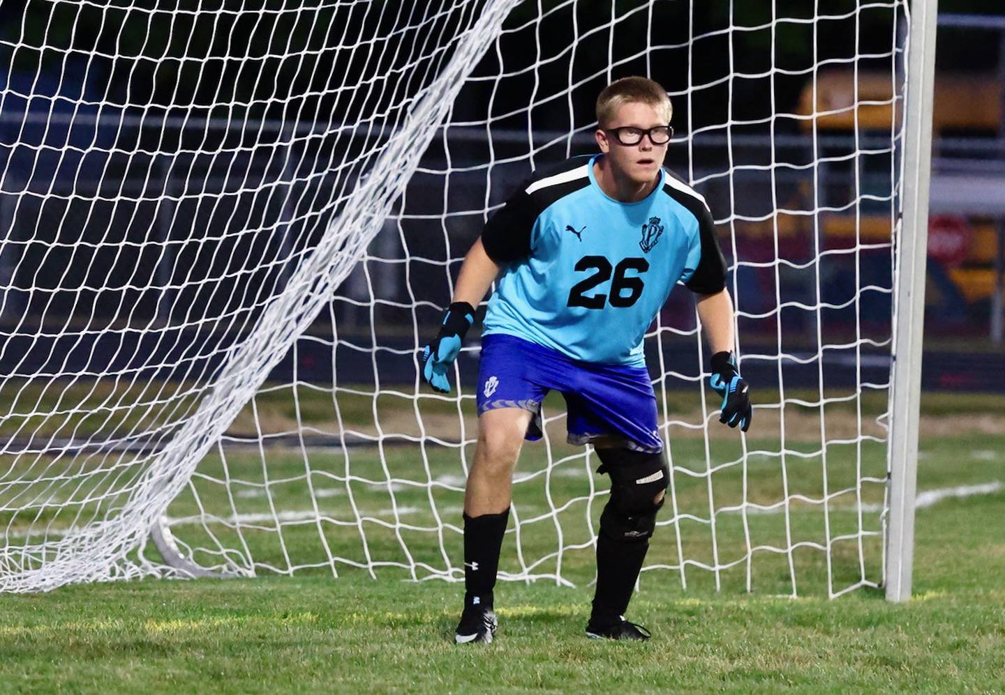 Princeton senior Landon Davis was a wall on goal for Princeton, setting a single-season school record 247 saves this year. He finished with 719 career goals, ranked 15th all-time in the IHSA record books. He is the 2025 BCR Soccer Player of the Year.