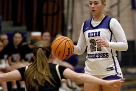 Photos: Dixon takes on Sycamore in Girls Basketball.