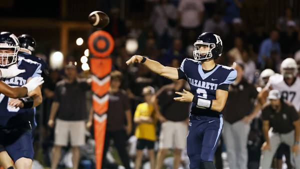 Suburban Life football notebook: Nazareth’s Jackson Failla, after move from Pennsylvania, fitting in at QB