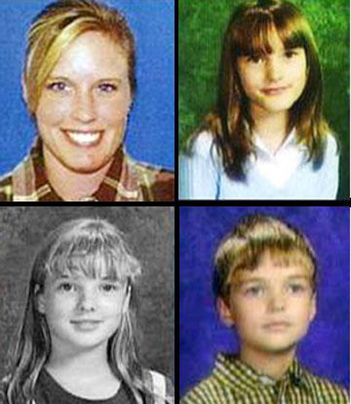 The bodies found in channahon Thursday morning were identified as Kimberly Vaughn, 34, and her three children Abigayle, 12, Cassandra, 11, and Blake, 8, all of Oswego.