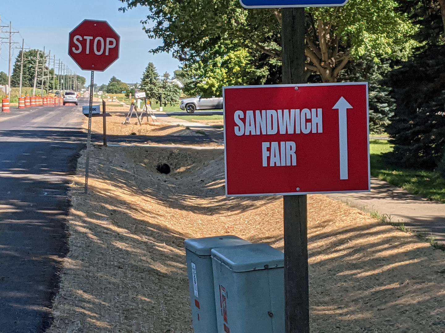 Work is winding down on a $3.4 million project to replace and widen a portion of North Latham Street in Sandwich.
The project began in March.