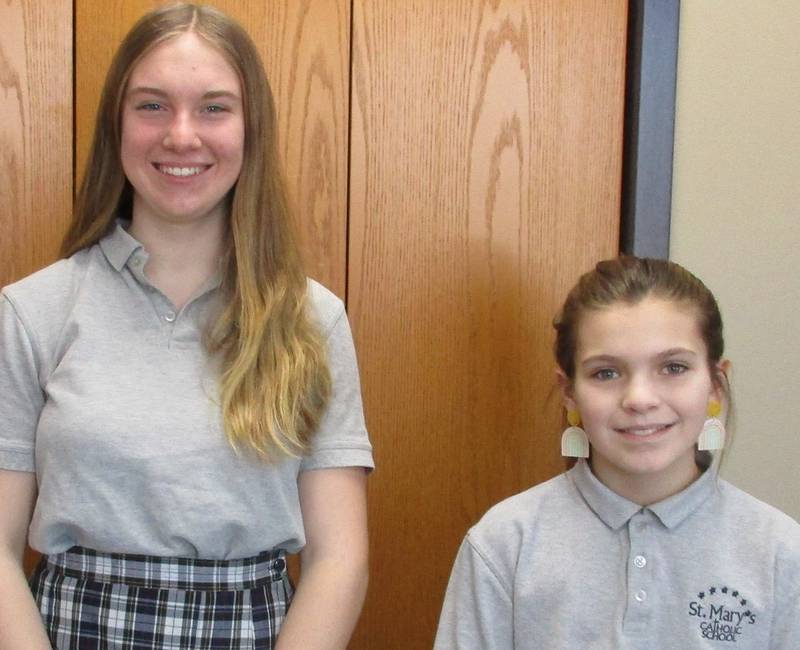 (Left to right); Eileen Lehan and Mila Yates