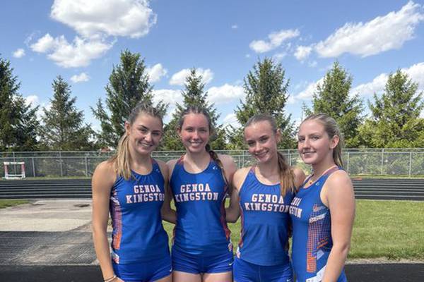 Jessie Fredrickson with 3 wins in a school record for Genoa-Kingston track: Daily Chronicle sports roundup