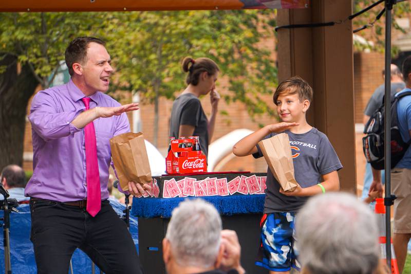 Scott Piner will again present his magic tricks at next month’s 37th annual Scarecrow Weekend in downtown St. Charles.