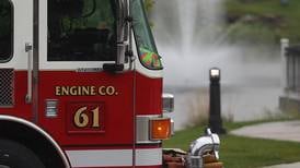 Aircraft strikes sign at DuPage Airport, causing fuel leak