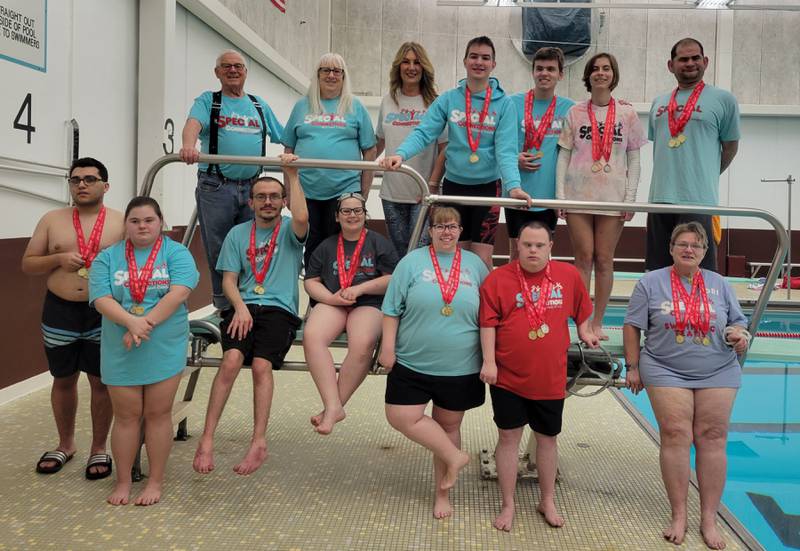 The swim team from Special Connection of Grundy County will compete at the Special Olympics Illinois Summer Games in June.