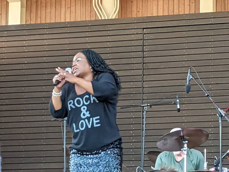 Chicago’s own Shemekia Copeland performed Friday night at the Blues on the Fox festival in Aurora.