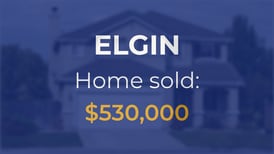 Single-family home sells in Elgin for $530,000