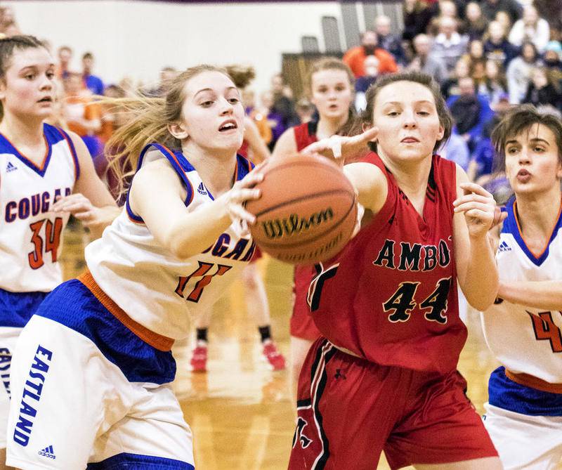 Girls basketball Photos from Eastland's sectional final win over Amboy