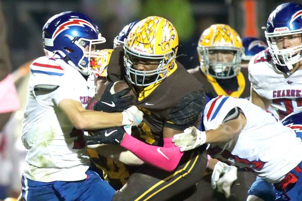 Jacobs piles up big yards on the ground, again, coasts to win over Dundee-Crown