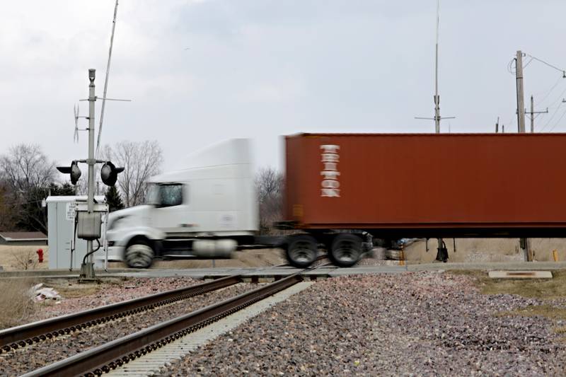 truck crossing