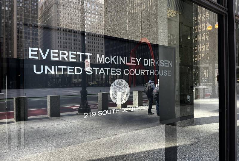 The Dirksen Courthouse is pictured in Chicago.