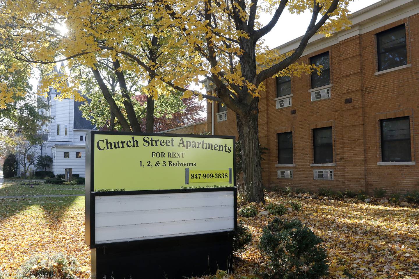 Church Street Apartments is seen on Friday, Nov. 5, 2021, in Crystal Lake.