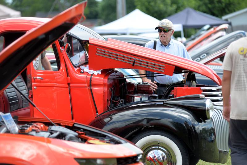 The 34th Annual Hib Reber Memorial Car Show in Byron had a wide variety of vehicles on display Saturday, July 12, 2025.