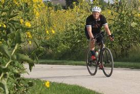 Grayslake man bicycles his way into Guinness World Records