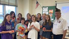 Herrick Middle School students honor veterans with Poppy Project