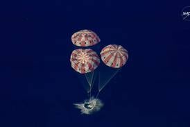 Artemis II astronauts return from moon with a splashdown to close out a record-breaking lunar voyage