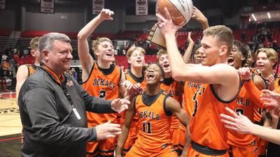 Photos: DeKalb, Sycamore boys basketball teams meet in finale of First National Challenge