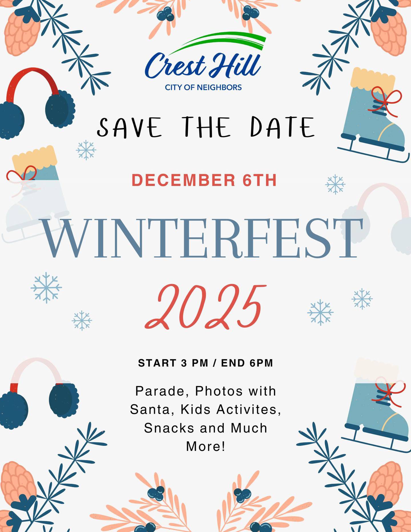 The Bolingbrook Festival of Lights 2025 Tree Lighting Ceremony kicks off the holiday at 5:30 p.m. Saturday, Dec. 6, 2025, behind the town center at 375 W. Briarcliff.