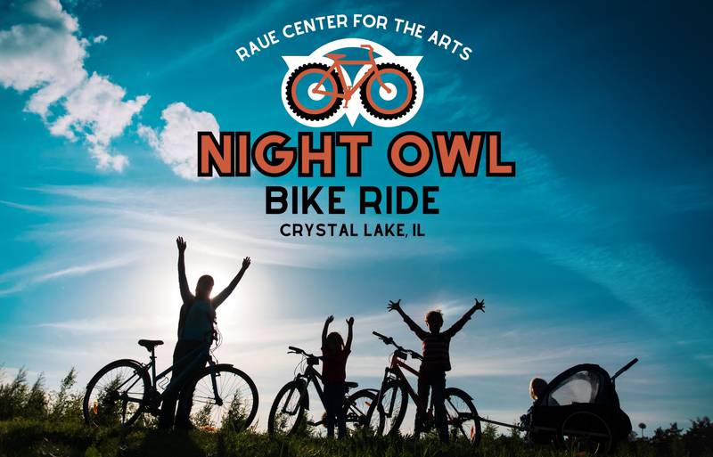 The Raue Center for the Arts Night Owl Bike Ride is Saturday, Aug. 2, 2025.
