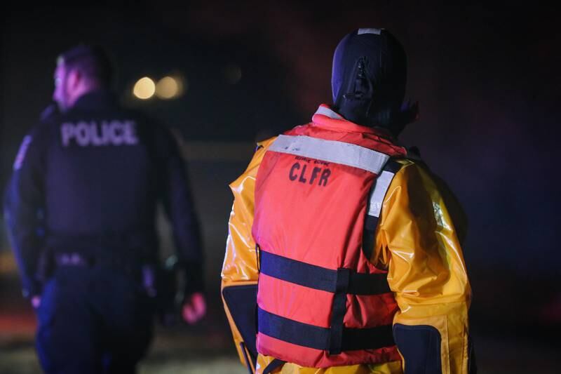 A woman was rescued Thursday, Dec. 29, 2022, after she drove her car out onto the frozen lake in Lakewood, police said in a news release on Saturday.