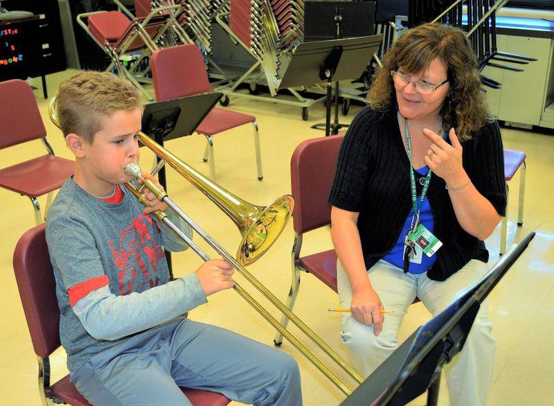 Woodstock School District 200 staff, volunteer honored by state