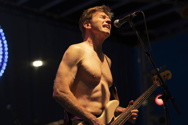 The Funky Monks, a Red Hot Chili Peppers tribute band, anchors the Petunia Fest main stage Thursday, July 4, 2024.