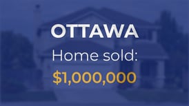 Sale closed in Ottawa: $1 million for a residential home
