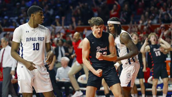 Photos: Benet DePaul College Prep in IHSA Class 4A boys state basketball semifinal