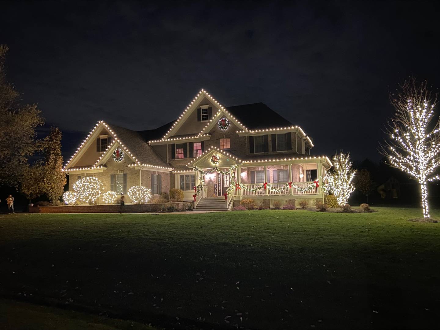 Gary Fouts is the owner of New Lenox Christmas Decor, a company that installs Christmas lights on their exterior of houses based on their clients' preferences and budget. Fouts bought into the Texas-based franchise in 1999.