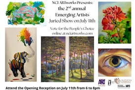 NCI ARTworks to announce the exhibit winners Friday, July 11