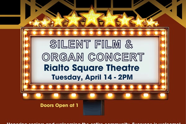 Silent Film and Organ Concert coming to Rialto Square April 14