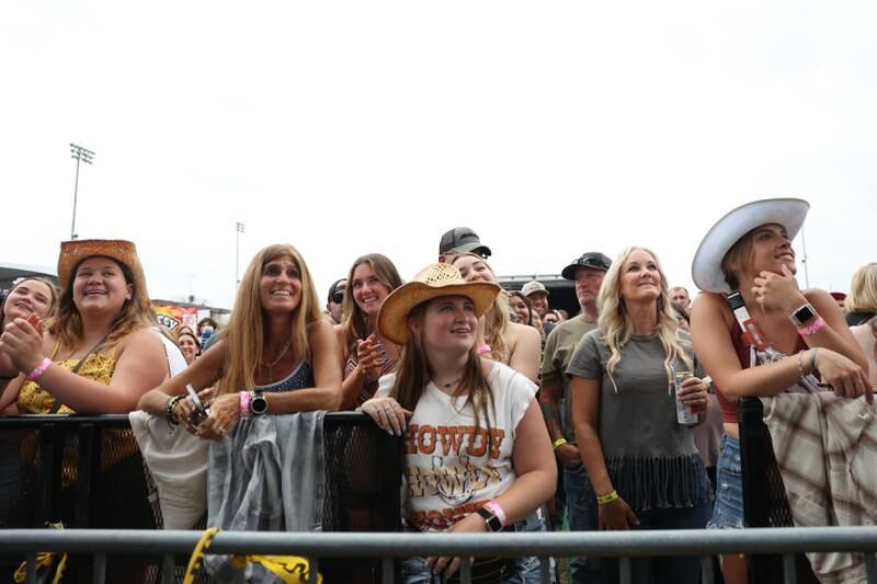 Fan take in the performance of Maddie & Tae on day 2 of the Taste of Joliet. Saturday, June 25, 2022 in Joliet.