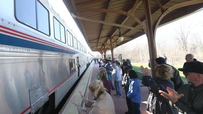 Photos: California Zephyr stops in Princeton to celebrate 75th anniversary