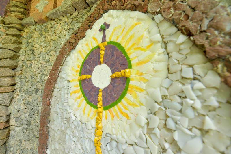 Volunteers are working at restoring the Geneva Grotto, that was built by a priest in the 1930s that had fallen into disrepair over the decades.