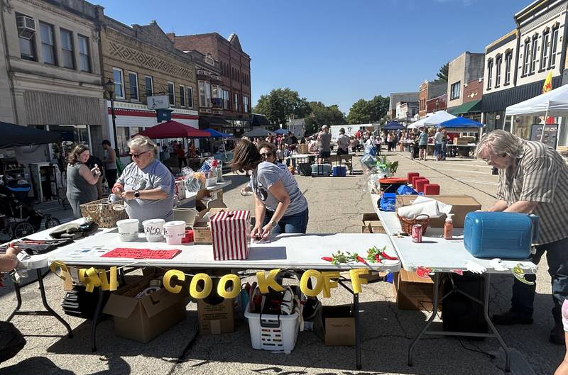 A portion of Mason Street in downtown Polo was filled with the aroma of chili during the town's annual chili cook off on Saturday, Sept. 27, 2025.