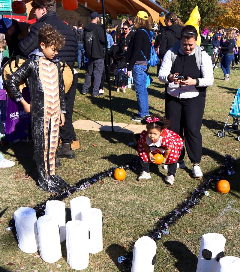 Many Halloween themed games were available for kids to participate in at Batavia Bat Fest on Saturday, Oct. 26, 2024.