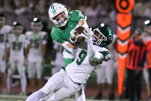 Photos: Glenbard West, York football meet in West Suburban Conference action