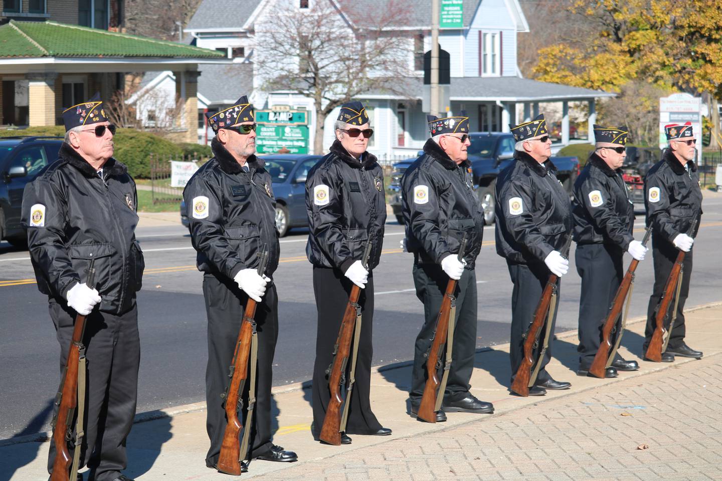The Honors Guard is seen Nov. 11, 2022 in downtown DeKalb at a Veterans Day ceremony.