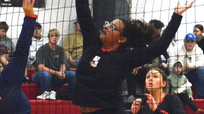 Photos:DePue at LaMoille volleyball