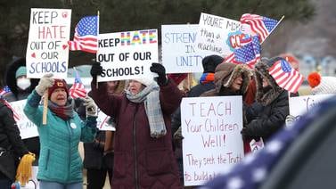 Turning Point USA, history event draws protests in Genoa