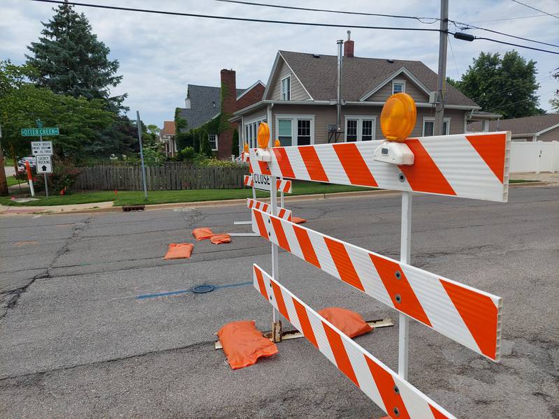 Otter Creek Road in Streator will be closed to through traffic from Broadway to First streets for the resurfacing of the roadway.