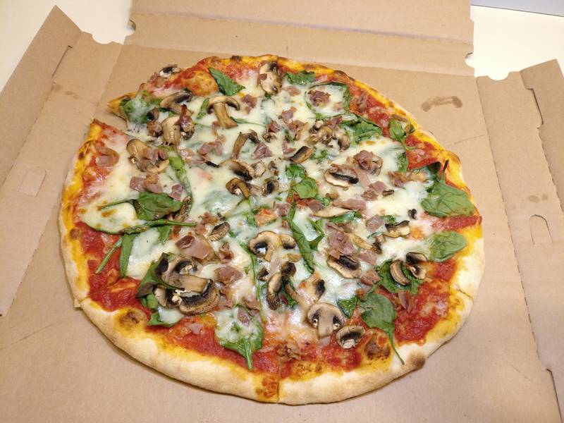 Wood-fired pizza from Billy Bricks at the Dream Hall in Elgin.
