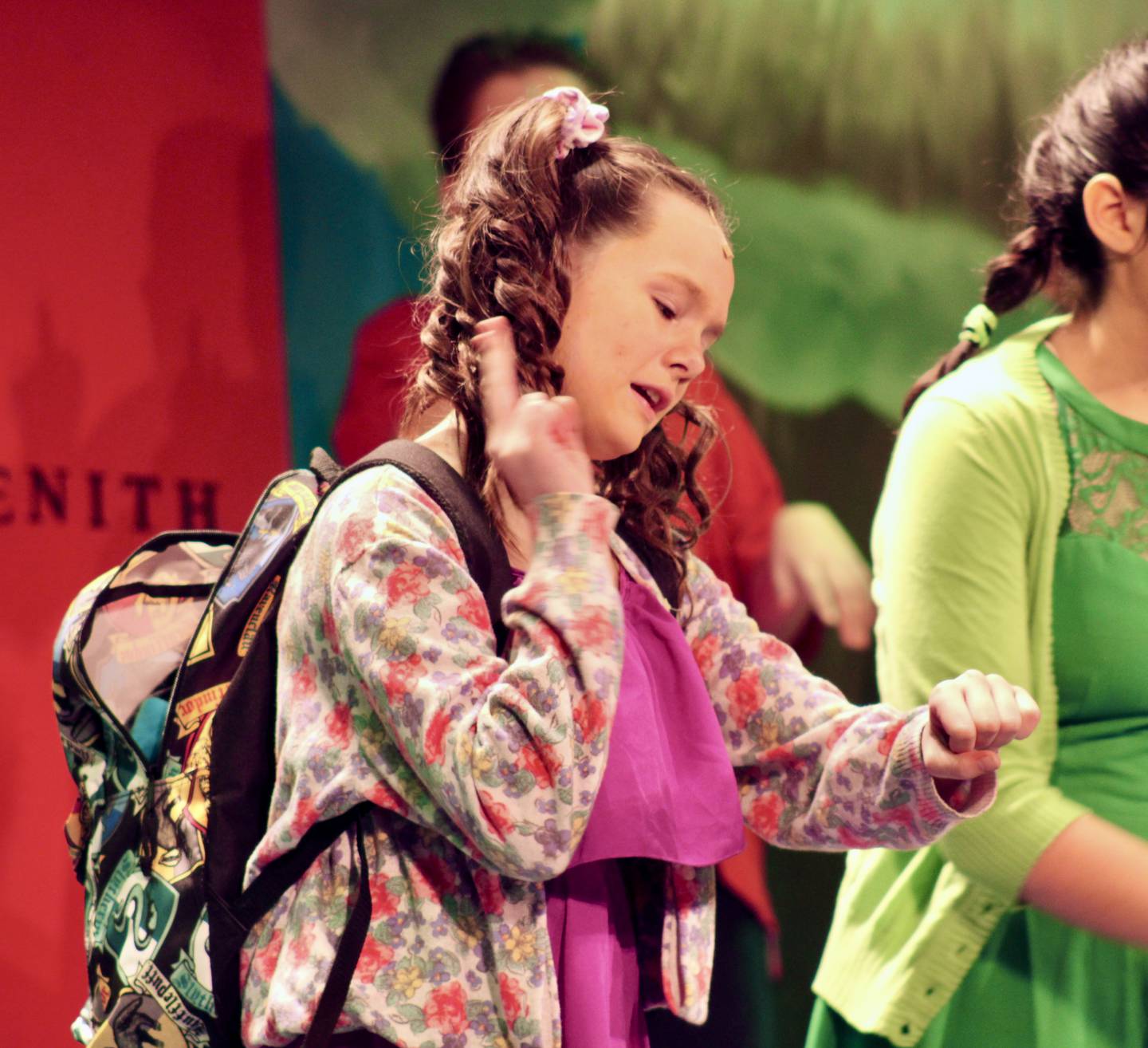 Kate Wadsworth portrays Shulie during a production of "School House Rock! Live Jr." on Friday at James A. Wiltz Auditorium. The musical was a joint production of Woodlawn Arts Academy and Dixon Public Schools.