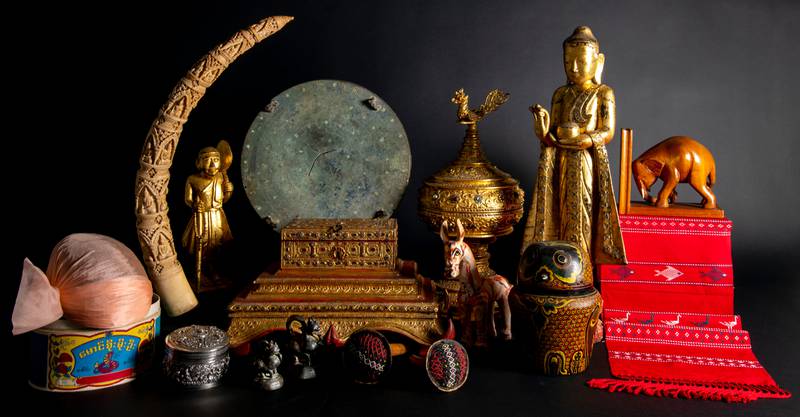 Items from the NIU Burma Art Collection.