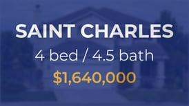 St. Charles: Four-bedroom house sells for $1.64 million