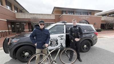 A better bike: Huntley police officer helps make getting around town easier for one resident