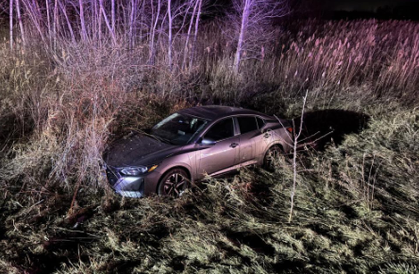 Three people were taken to a local hospital following a vehicle crash near Pingree Grove in Kane County on Dec. 23, 2025.