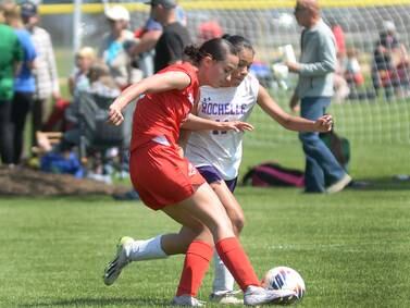Photos: Oregon edges Rochelle 3-2 in girls soccer