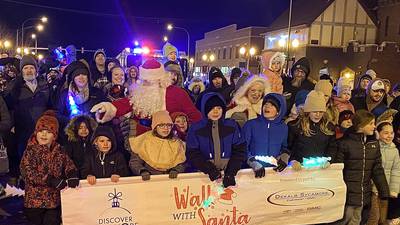 Photos: Sycamore area children walk with Santa to kick off holiday season downtown